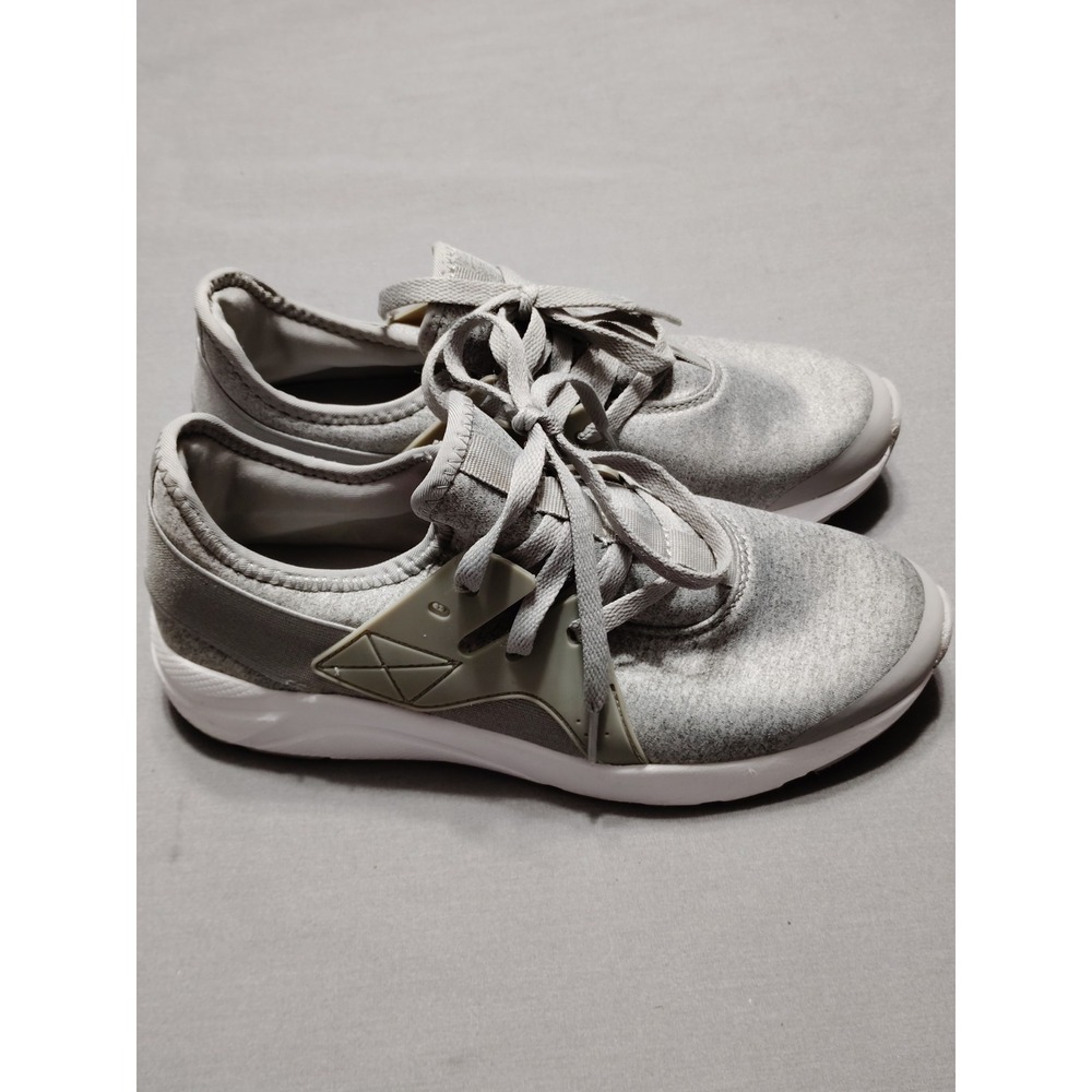 AVIA Athletic Gray Women Lace Up Shoes Sneaker Size 9 Memory Foam Lightweight